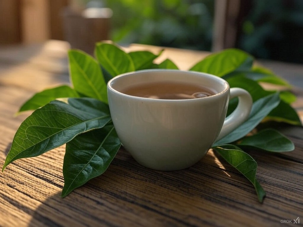 Té de hoja de guanábana